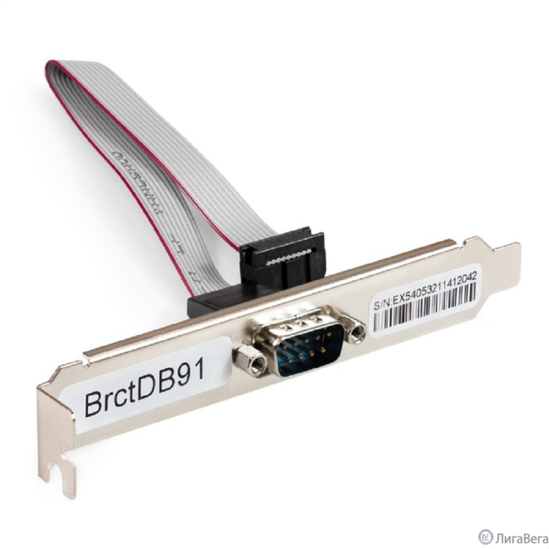 Exegate EX298291RUS Планка портов в корпус 1xCOM ExeGate BrctDB91 (Com 10-pin (F) --> RS232 DB9 Male, кабель 20см) Exegate EX298291RUS Планка портов в корпус 1xCOM ExeGate BrctDB91 (Com 10-pin (F) --> RS232 DB9 Male, кабель 20см)