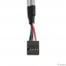 Exegate EX298294RUS Планка портов в корпус 2xUSB2.0 ExeGate BrctUSB2-2A (USB 2.0 9pin (IDC 9pin F) --> 2x USB 2.0 Af, кабель 20см)