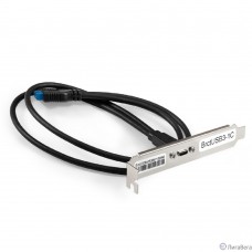 Exegate EX298296RUS Планка портов в корпус Type-C ExeGate BrctUSB3-1C (USB 3.2 Gen1 20pin (IDC 20pin F) --> USB 3.2 Gen1 Type-Cf, кабель 30см)