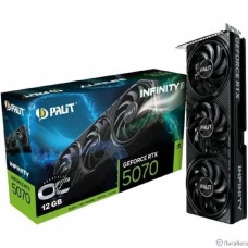 Видеокарта Palit  RTX5070 INFINITY3 OC NVIDIA GeForce RTX 5070 12Gb 192bit GDDR7 2325/28000 HDMIx1 DPx3 HDCP Ret