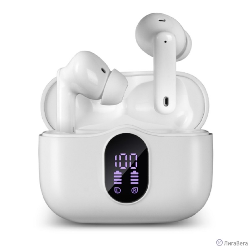 SVEN E-310B, белый (Bluetooth, TWS, ANC, ENC, APP)