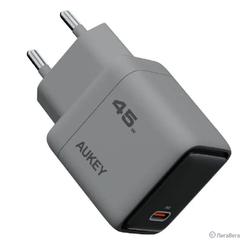 Aukey сетевое зарядное устройство Comet 45W Gray (AWC-PA-C2G) Aukey сетевое зарядное устройство Comet 45W Gray (AWC-PA-C2G)