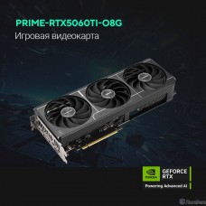 Видеокарта ASUS GeForce RTX5060Ti 8G OC EDITION  8Gb/GDDR7/128 bit/3*DP, HDMI (PRIME-RTX5060TI-O8G) RTL 