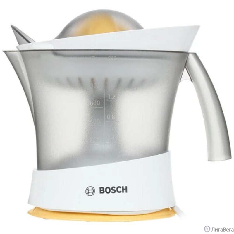 Соковыжималка цитрусовая Bosch MCP3500N 21Вт рез.сок.:800мл. белый Соковыжималка цитрусовая Bosch MCP3500N 21Вт рез.сок.:800мл. белый