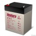 Ventura Аккумуляторная батарея GP 12-5 12V/5Ah {клемма S63 (F2), ДхШхВ 91х70х107мм, масса 1,56 кг, срок службы 6-9 лет}