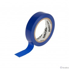 Kranz (KR-09-2005)  Изолента ПВХ 0,13х15мм, 10м, синяя ( Упаковка из 10 рулонов)