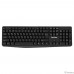 Exegate EX298364RUS  Клавиатура ExeGate Smart K120 (USB, полноразмерная, влагозащищенная, 104кл., Enter большой, длина кабеля 1,6м, черная, RTL)