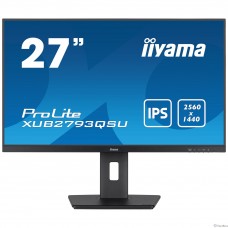 LCD Iiyama 27″ XUB2793QSU-B7 {IPS 2560x1440 100Hz 1ms 300cd HDMI DisplayPort USB M/M HAS Pivot}