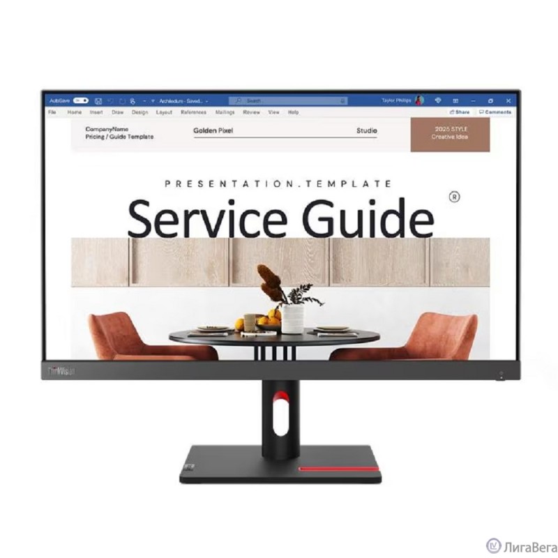 LCD Lenovo 23.8″ S24i-30 {IPS 1920x1080 100Hz 4ms 16:9  1300:1 250cd 178/178 D-Sub HDMI non-EU}