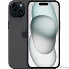 Apple iPhone 15 128Gb black 3G 4G 1Sim 6.1″ iOS 17 802.11 a/b/g/n/ac/ax NFC GPS A3090 MTP03ZD/A (eSim+Sim Европа)