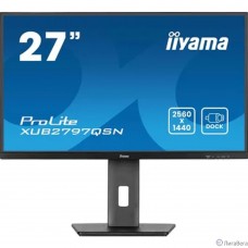 LCD IIYAMA 27″ XUB2797QSN-B2 черный {IPS 2560x1440 100Hz 1ms 300cd HDMI DisplayPort(in+out) USB3.2 USB-C3.2(65W) USB-C3.2(15W) RJ-45 2x2W HAS Pivot}