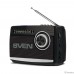 SVEN АС SRP-155, чёрный (3 Вт, Bluetooth, FM/AM/SW, USB, microSD, фонарь, встроенный аккумулятор) SVEN АС SRP-155, чёрный (3 Вт, Bluetooth, FM/AM/SW, USB, microSD, фонарь, встроенный аккумулятор)