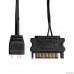 Exegate EX298721RUS Контроллер ExeGate SATA.ARGB3pin для вентиляторов с подсветкой ARGB 5V 3pin (SATA, ARGB 5V 3pin)