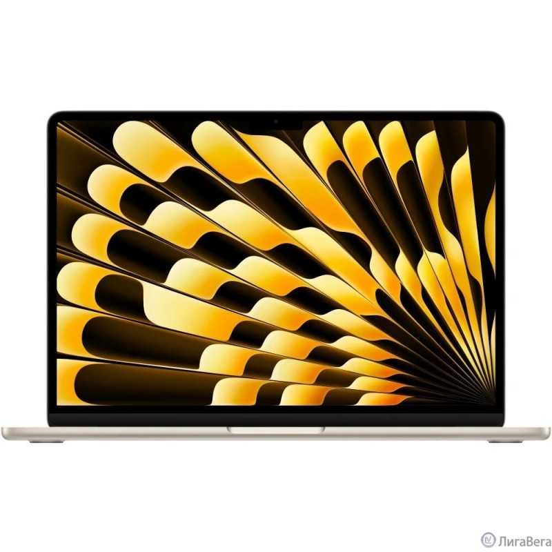 Apple MacBook Air 13-inch 2025 [MW103LL/A] (КЛАВ.РУС.ГРАВ.) Starlight 13.6″ Liquid Retina {(2560x1600) M4 10C CPU 10C GPU/16GB/512GB SSD/рекоменд.переходник 11065944} (A3240)