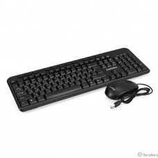 Exegate EX298903RUS Комплект ExeGate Professional Standard Combo MK150 (клавиатура мультимедийная влагозащищенная 116кл. + мышь оптическая 1200dpi, 3 кнопки и колесо прокрутки, длина кабелей 1,5м; USB