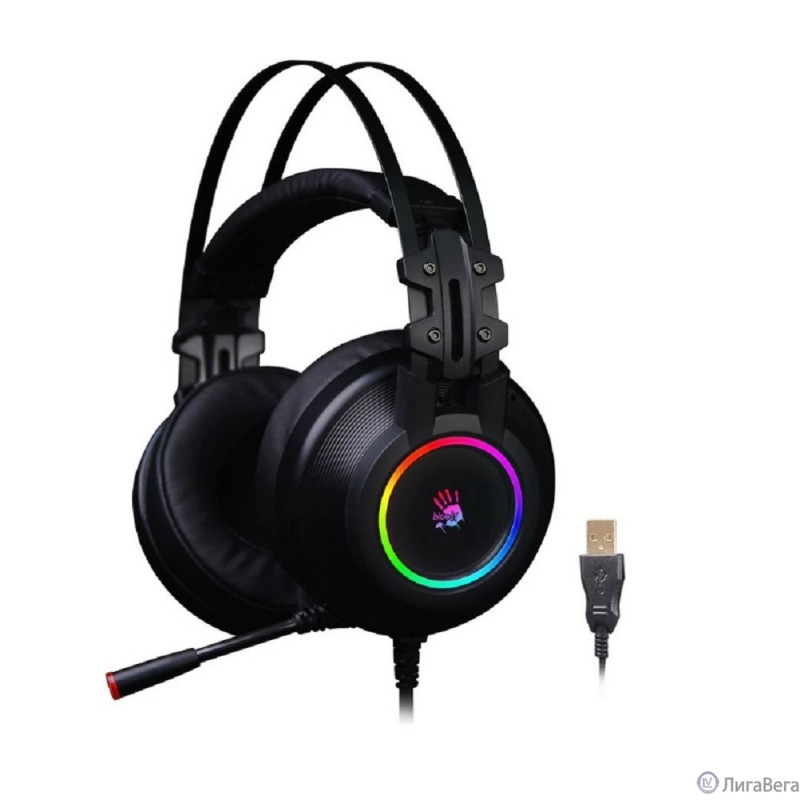 A4Tech Bloody G528C черный 2м мониторные USB (G528C) A4Tech Bloody G528C черный 2м мониторные USB (G528C)