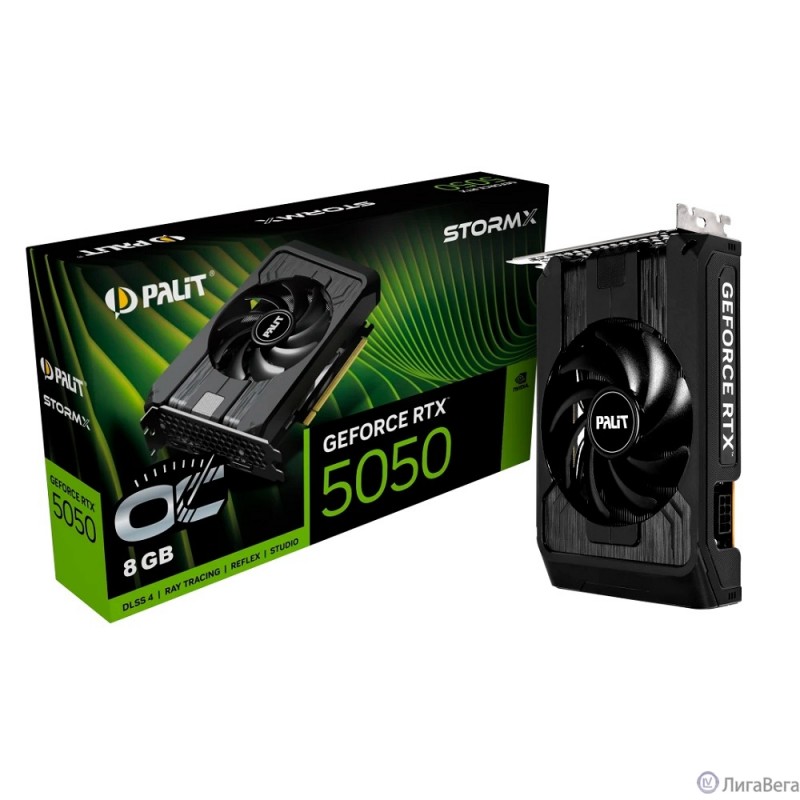 Видеокарта PCIE16 RTX5050 8GB PA-RTX5050 STORMX OC 8GB PALIT Видеокарта PCIE16 RTX5050 8GB PA-RTX5050 STORMX OC 8GB PALIT