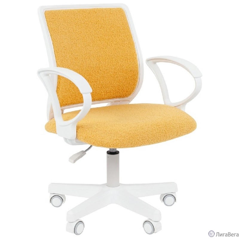 Кресло Chairman Kids 112 Россия ткань В лимон, белый пластик (7197277) Кресло Chairman Kids 112 Россия ткань В лимон, белый пластик (7197277)