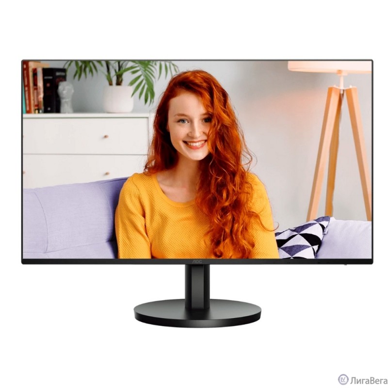 LCD AOC 27″ 27B3QA2 {VA 1920x1080 100Hz 1ms 178/178 250cd 4000:1 8bit D-Sub HDMI1.4 DisplayPort1.2 AudioOut 2x2W VESA}