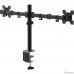 Кронштейн для монитора Filum FL-DM001DB двойной, VESA: 75x75/100x100, для диагонали 10″-32″, два типа крепления, макс. нагрузка 10кг, черный (1094479)