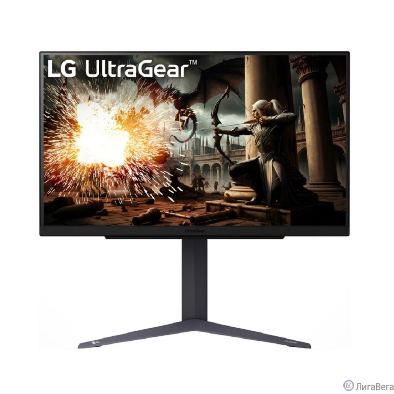 LCD LG 27″ 27GS75Q-B с поворотом экрана {IPS 2560x1440 200Hz 1ms 178/178 300cd 1000:1 2xHDMI2.0 DisplayPort1.4)