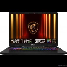 MSI Crosshair A16 HX D8WGKG-078XRU [9S7-15PL21-078] Grey 16″ {QHD+ Ryzen 7 8840HX/ 32Gb/ SSD1Tb/RTX5070 8Gb/DOS}