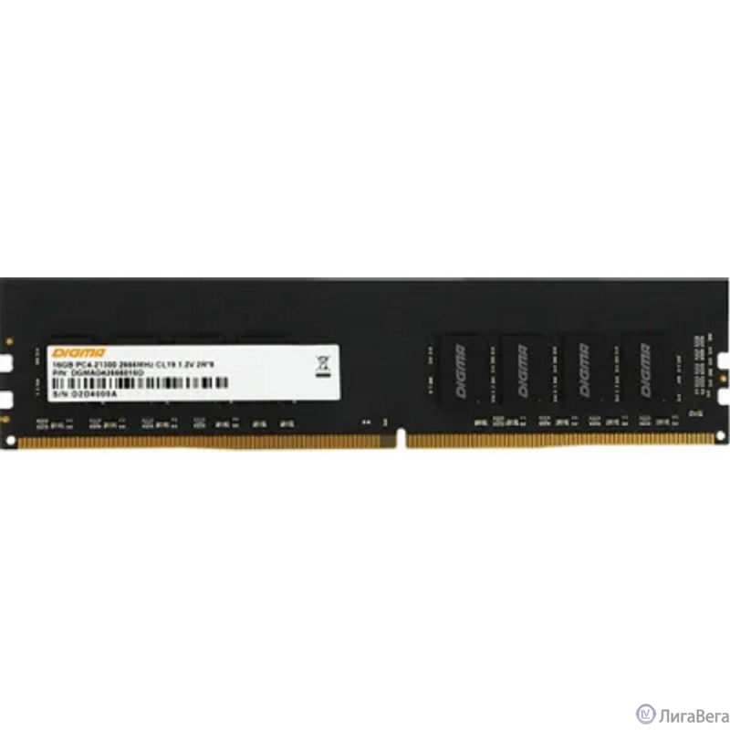 Digma DDR4 DIMM 16GB DGMAD42666016D PC4-25600, 2666MHz