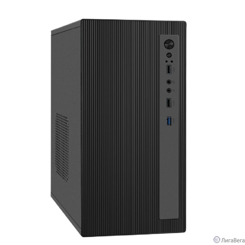 Exegate EX299065RUS Корпус Minitower ExeGate BAA-303MU (mATX, без БП, 2*USB+1*USB3.0, HD Audio, черный)