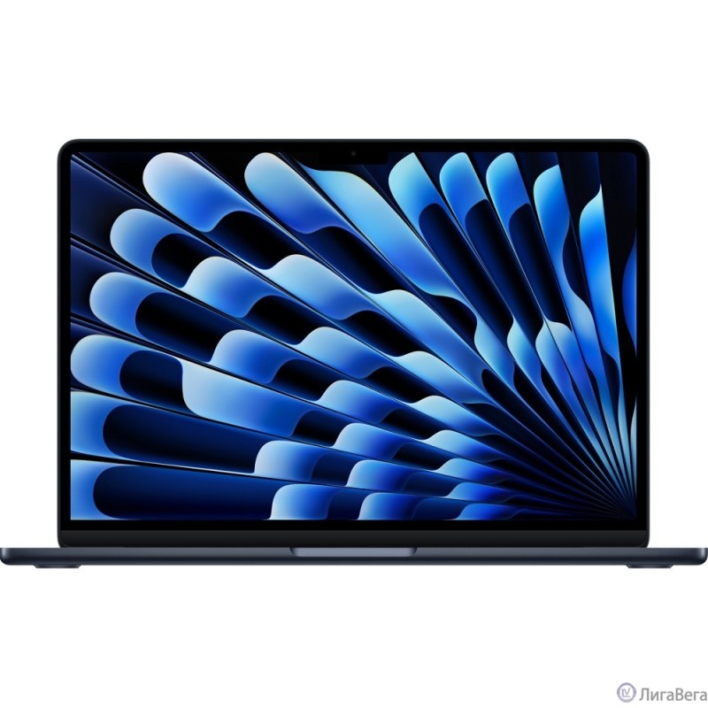 Apple MacBook Air 13-inch 2025 [MW123ZA/A] (КЛАВ.РУС.ГРАВ.) Midnight 13.6″ Liquid Retina {(2560x1600) M4 10C CPU 8C GPU/16GB/256GB SSD/необходим переходник 1991284} (A3240)