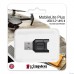 USB 3.2 gen.1 кард-ридер Kingston MobileLite Plus для карт памяти microSD с поддержкой UHS-I и UHS-II USB 3.2 gen.1 кард-ридер Kingston MobileLite Plus для карт памяти microSD с поддержкой UHS-I и UHS-II