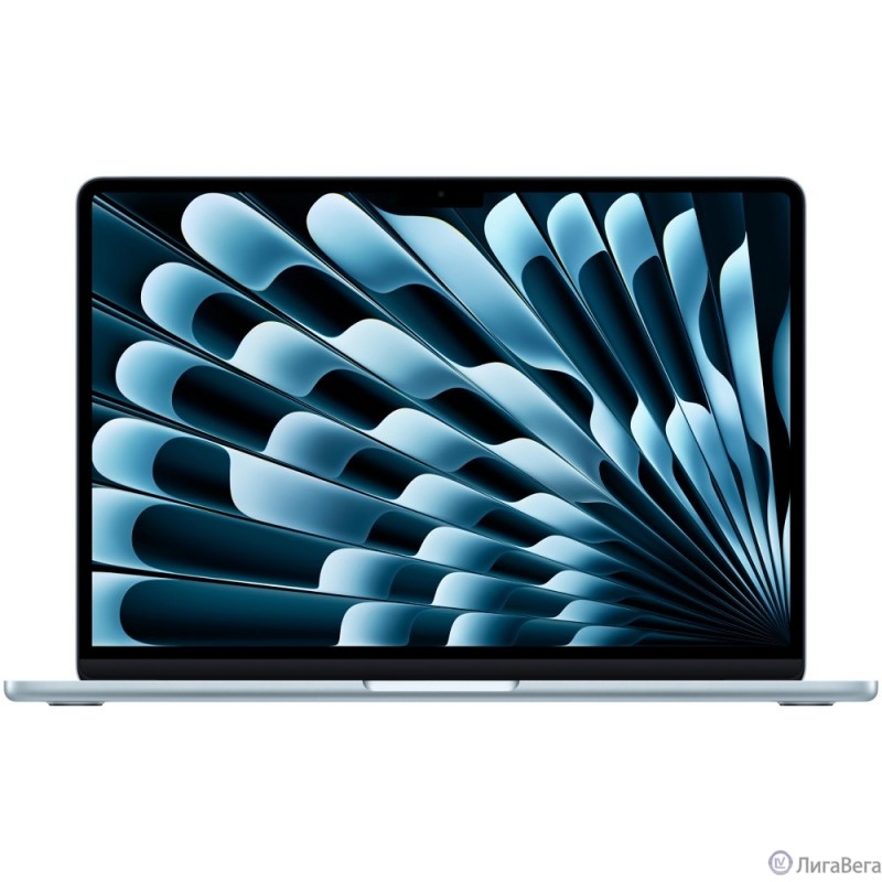 Apple MacBook Air 13-inch 2025 [MC6T4LL/A] (КЛАВ.РУС.ГРАВ.) Sky Blue 13.6″ Liquid Retina {(2560x1600) M4 10C CPU 8C GPU/16GB/256GB SSD/рекоменд.переходник 1991284/11007065} (A3240)