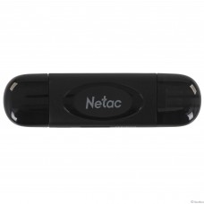 Картридер Netac WK14BKCN USB3.0 Type-C --  mSD/SD, Черный 