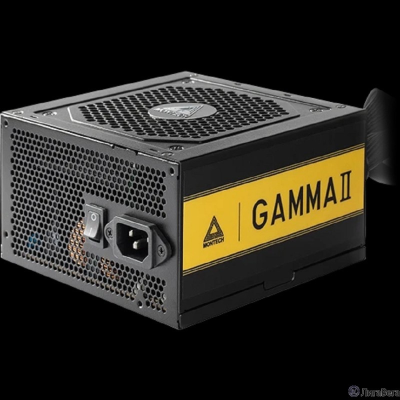 Montech GAMMA II 550W / ATX 2.43, APFC, 80 PLUS Gold, LLC+DC-DC, Japan caps, 120mm fan, non-modular / GAMMA550