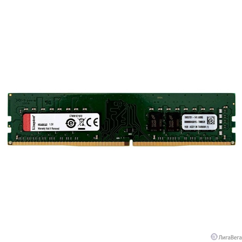 Kingston DDR4 DIMM 16GB KVR32N22D8/16WP PC4-25600, 3200MHz, CL22 Kingston DDR4 DIMM 16GB KVR32N22D8/16WP PC4-25600, 3200MHz, CL22