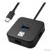 5bites Концентратор HB34C-316BK TYPE-C -> 4*USB3.0 / BLACK