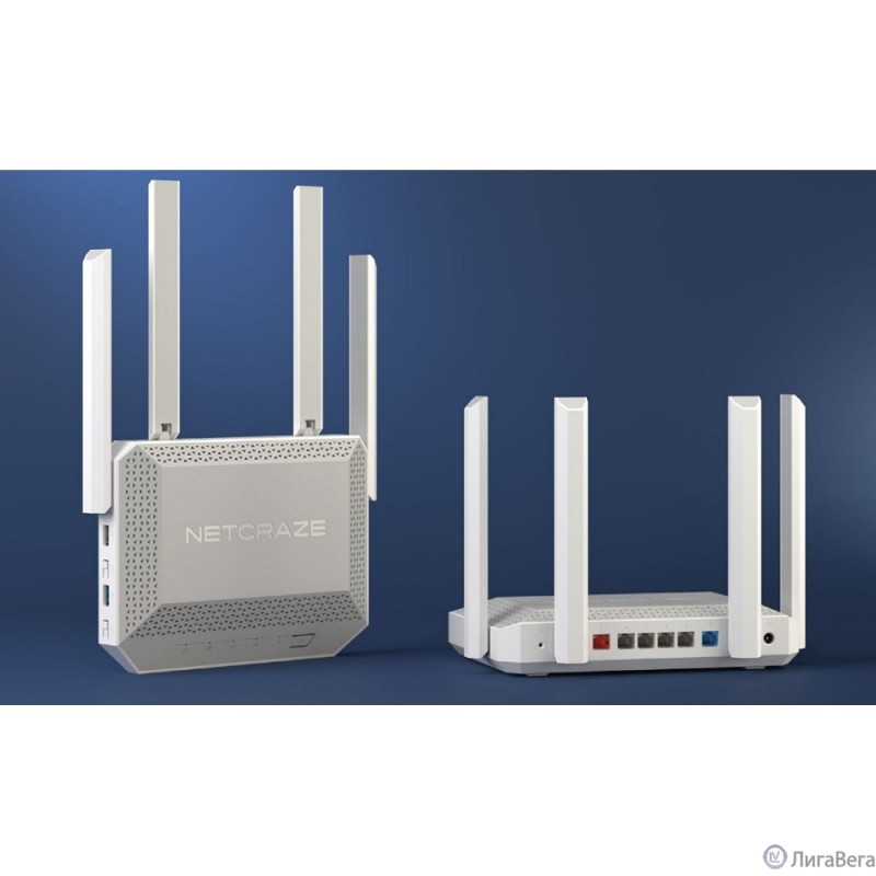 Netcraze Ultra (NC-1812) Мультигигабитный интернет-центр с Mesh Wi-Fi 7 BE7200, Smart-коммутатором 1x10G, 1x2.5G и 4x1G, многофункциональными портами USB 3.2 и 2.0 Netcraze Ultra (NC-1812) Мультигигабитный интернет-центр с Mesh Wi-Fi 7 BE7200, Smart-коммутатором 1x10G, 1x2.5G и 4x1G, многофункциональными портами USB 3.2 и 2.0