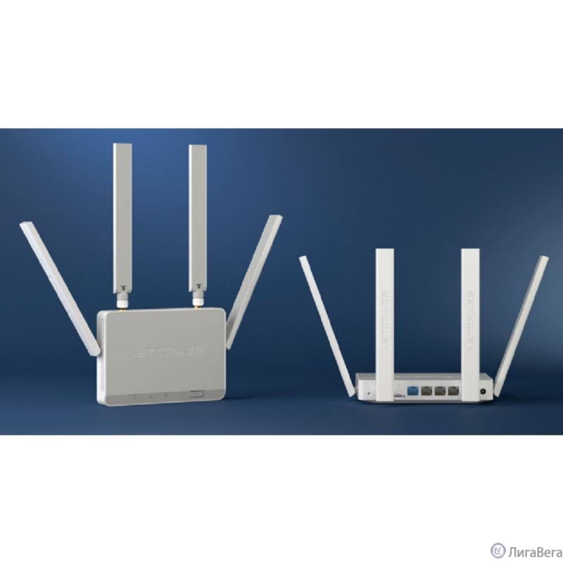 Netcraze Explorer 4G (NC-4910) Интернет-центр с модемом 4G, Mesh Wi-Fi 5 AC1200 и 4-портовым Smart-коммутатором