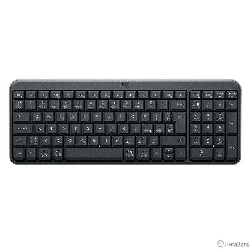 920-013452 Logitech Клавиатура K250 Graphite Wireless оригинальная заводская гравировка RU/LAT 920-013452 Logitech Клавиатура K250 Graphite Wireless оригинальная заводская гравировка RU/LAT