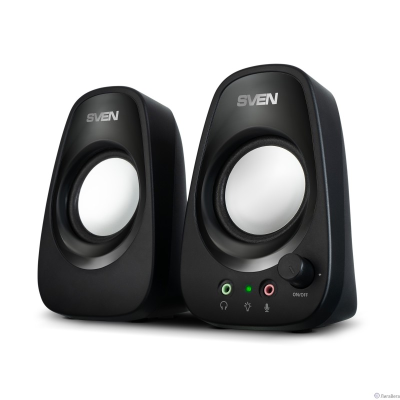 Колонки SVEN 190, 2.0, чёрный, USB, мощность 2x3 Вт(RMS) Колонки SVEN 190, 2.0, чёрный, USB, мощность 2x3 Вт(RMS)