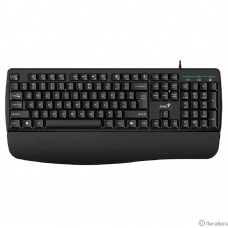 Клавиатура проводная Genius KB-123 black (USB/кабель 1.5м) (31300021402)