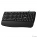 Клавиатура проводная Genius KB-123 black (USB/кабель 1.5м) (31300021402)