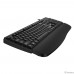 Клавиатура проводная Genius KB-123 black (USB/кабель 1.5м) (31300021402)