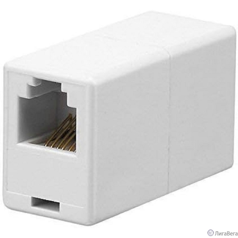 5bites Адаптер проходной LAU35-01W RJ12 / 6P6C / TEL