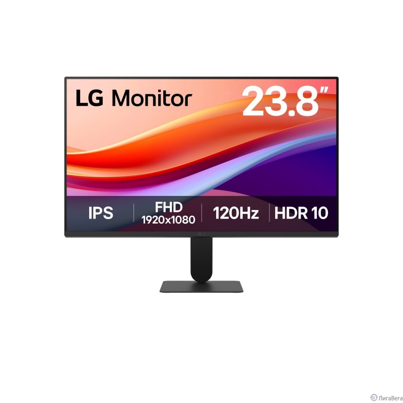 LCD LG 23.8″ 24U411A-B UltraFine черный {IPS 1920x1080 120Hz 16:9 1500:1 250cd 178/178 D-Sub HDMI}