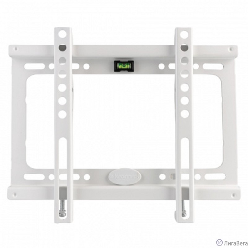 Kromax IDEAL-5W white,  Кр. стал. наст. для TV 15″-47″, max 35 кг, 0 ст св., от ст. 20 мм, max VESA 200x200 мм.
