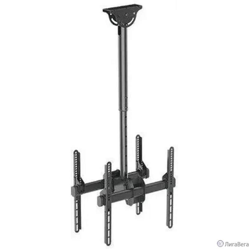 Arm Media LCD-1850 черный 26″-65″ макс.2х45 кг потолочный поворот и наклон