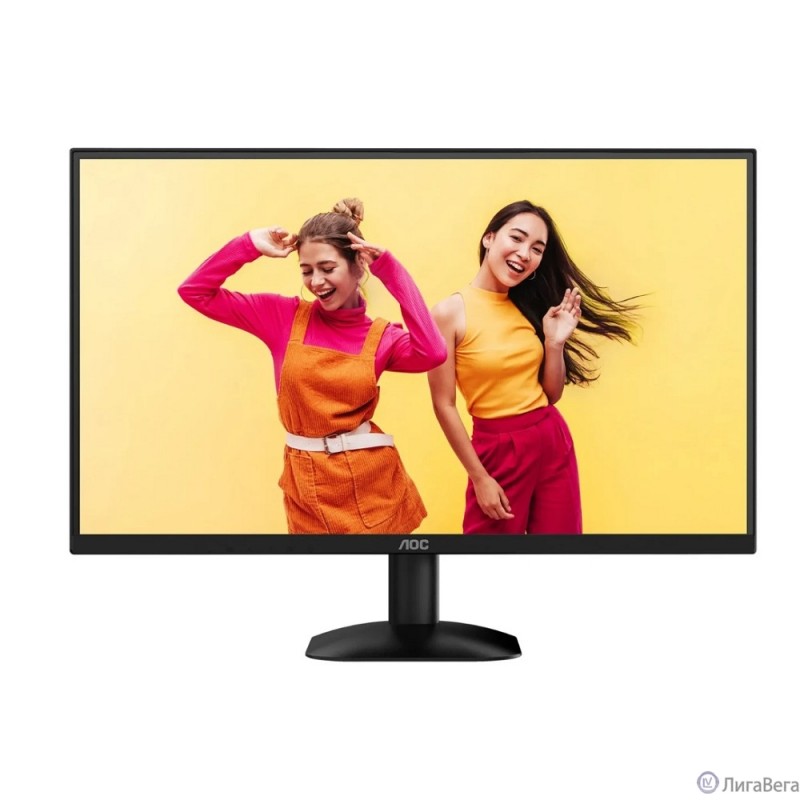LCD AOC 23.8″ Q24B35 Value Line черный {IPS 2560x1440 120Hz 4ms 16:9 матовая 250cd 178/178 HDMI DisplayPort}