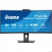 LCD Iiyama 34″ XCB3497WQSNPH-B1 черный {VA Curved 3440x1440 120Hz 0.4ms 350cd 3000:1 HDMI(1.4b/2.0) DisplayPort 2x5W 2xUSB-C RJ-45 HAS VESA FreeSync Premium}