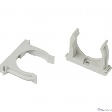 Эра Б0062104 Крепеж-клипса CLIP-20-G-MP для трубы прямой монтаж серая d20 мм