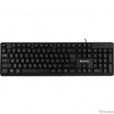 Defender Клавиатура Daily HB-162 RU,черный,104 кнопки +FN, 1.8м